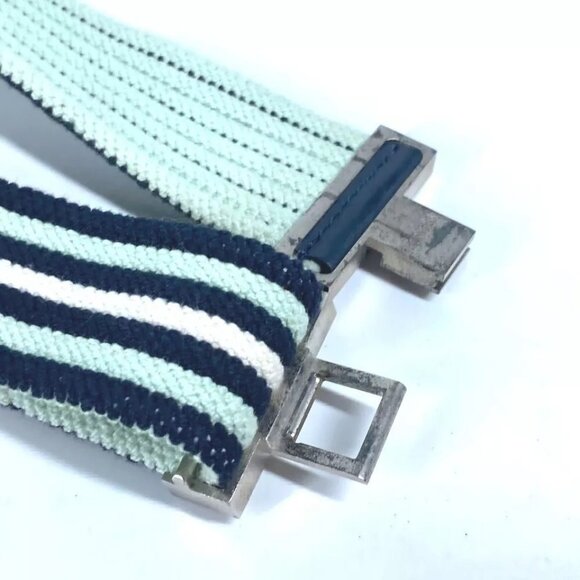 HERMES H logo Accessories Border belt Rubber Green main image 7